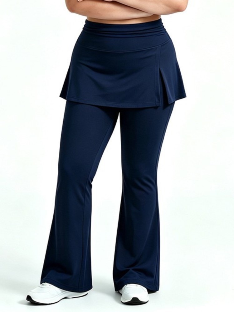 Pilates Yoga Legging - กางเกงโยคะผู้หญิงทรงขาตรงเนื้อผ้านุ่มพิเศษสำหรับคนไซส์ใหญ่ กางเกงเลกกิ้งออกกำลังกาย ให้ความรู้สึกเบาสบายเหมือนไม่ได้ใส่ เหมาะสำหรับพิลาทิส วิ่ง และกีฬา