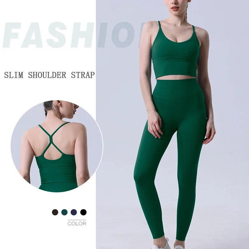2 ชิ้นเสื้อผ้าโยคะผู้หญิงชุดกี - Pilates Yoga Legging บทวิจารณ์และราคา