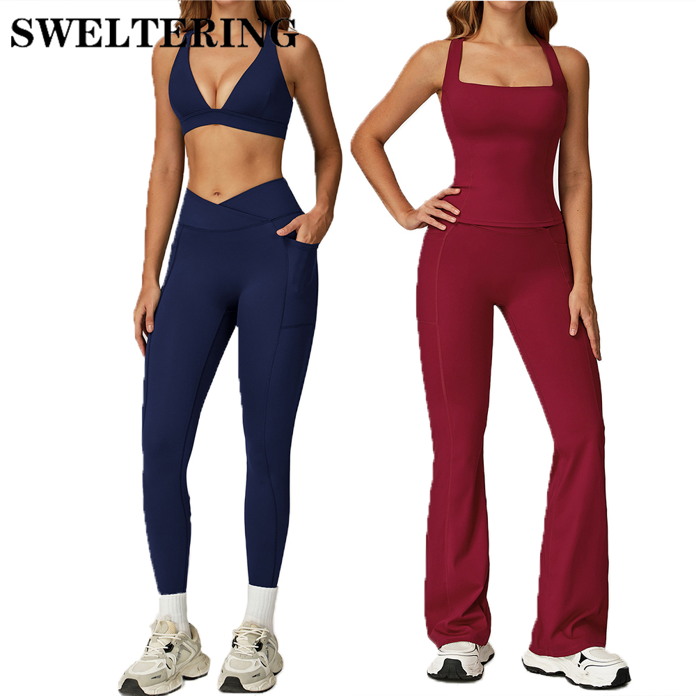 ชุดออกกำลังกาย 2 ชิ้น ชุดโยคะ  - Pilates Yoga Legging บทวิจารณ์และราคา