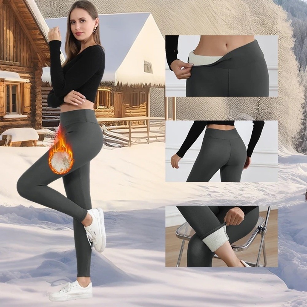 เลกกิ้งแฟชั่นเอวสูงบุขนแกะ ป้อ - Pilates Yoga Legging บทวิจารณ์และราคา