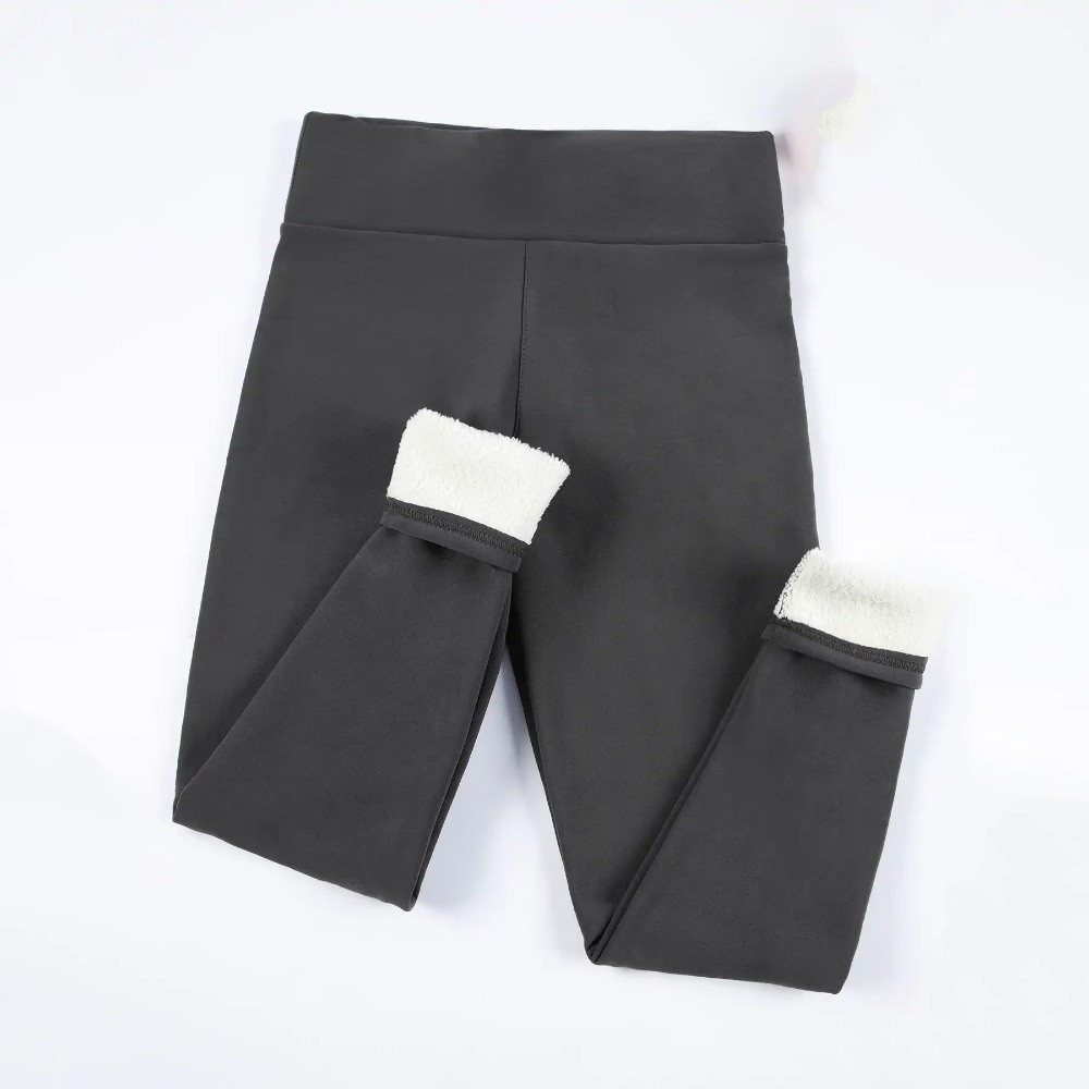 เลกกิ้งแฟชั่นเอวสูงบุขนแกะ ป้อ - Pilates Yoga Legging บทวิจารณ์และราคา