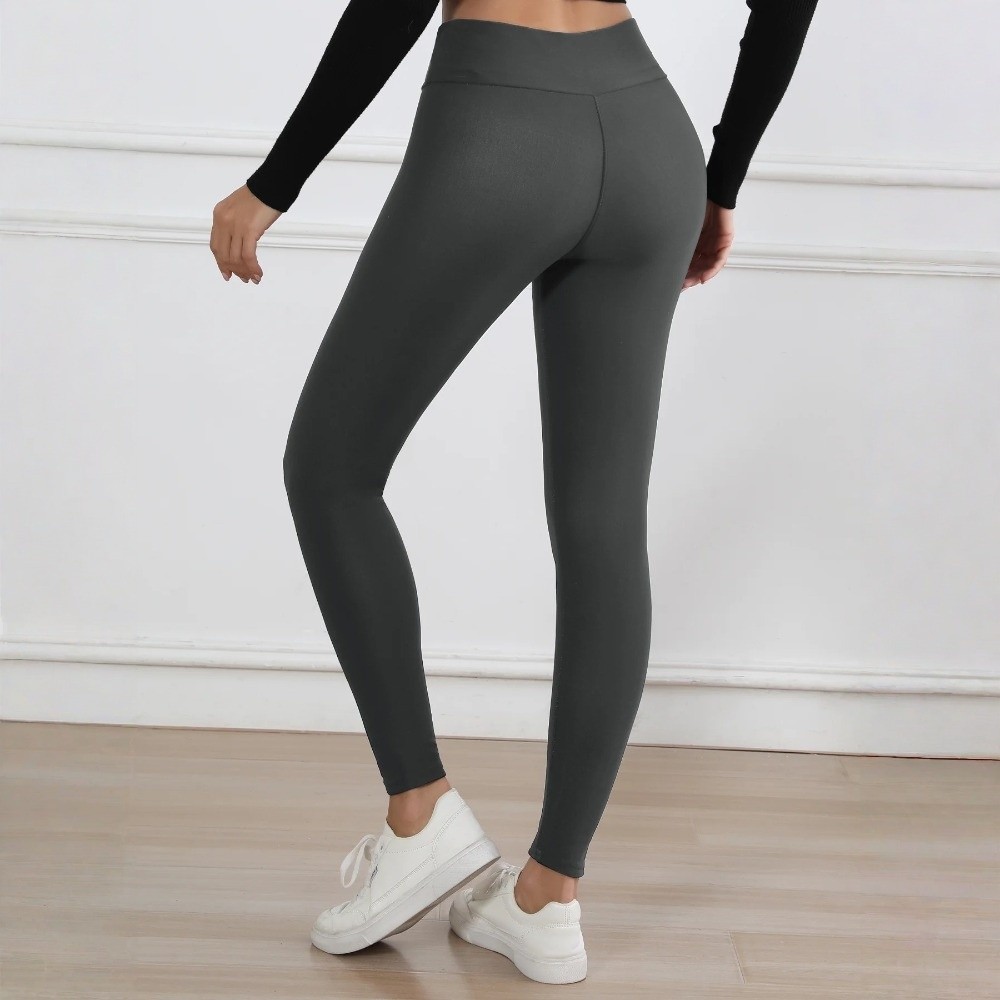 เลกกิ้งแฟชั่นเอวสูงบุขนแกะ ป้อ - Pilates Yoga Legging บทวิจารณ์และราคา